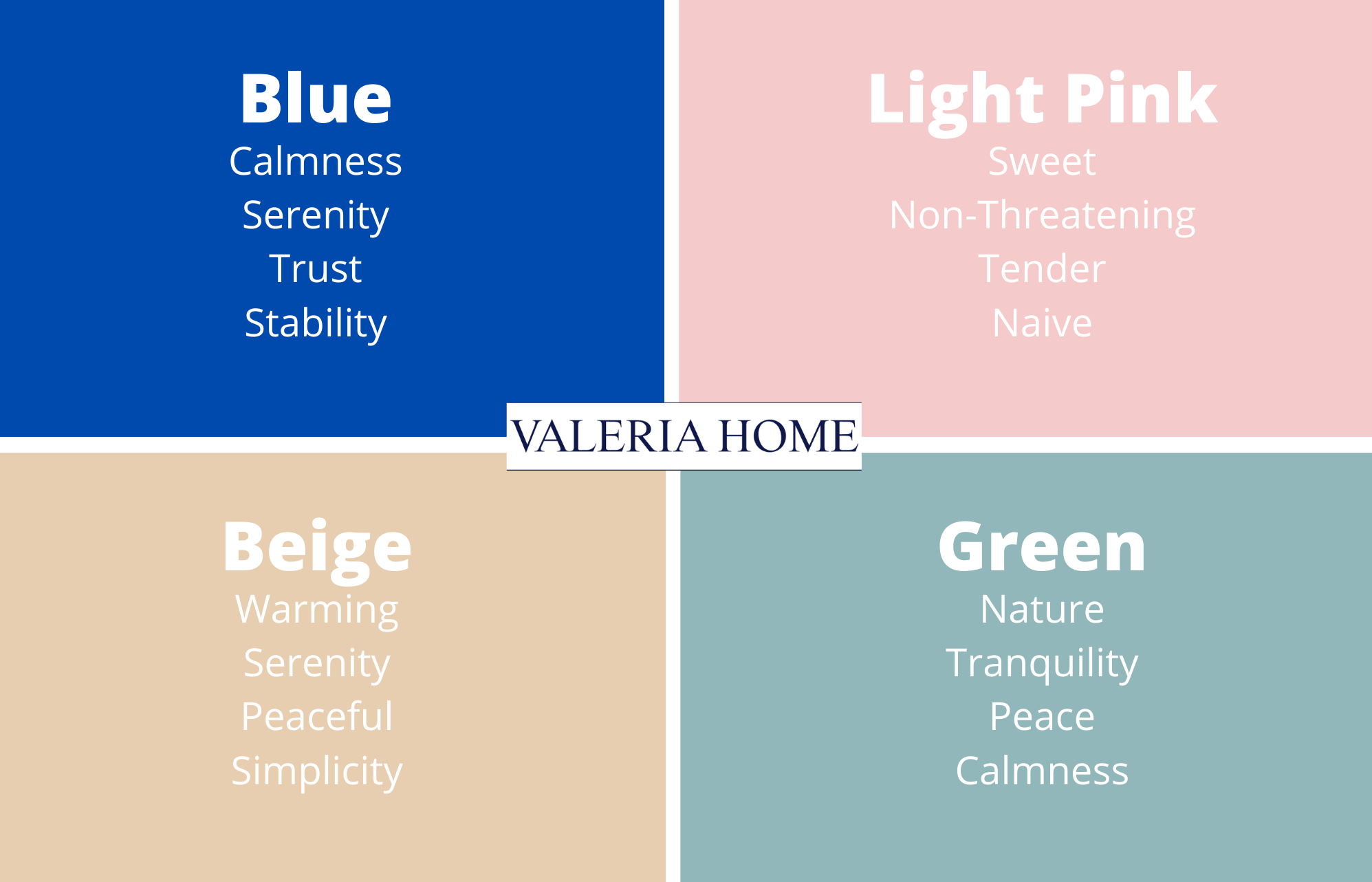 color palette bedroom